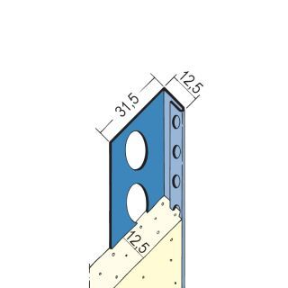 02182 250,0 Abschlussprofil für den Innen- und Außenputz 12 mm Edelstahl