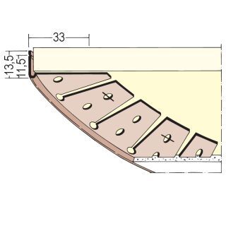 03768 300,0 10 Abschlussprofil für den Trockenbau ab 9,5/12,5 mm GK Hart-PVC