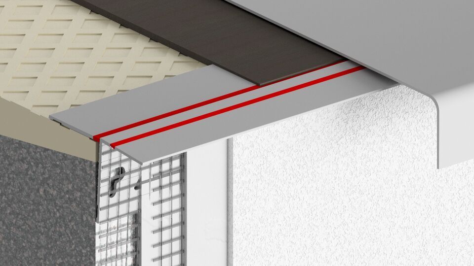 Protektorwerk Anschlussprofil Fensterbank