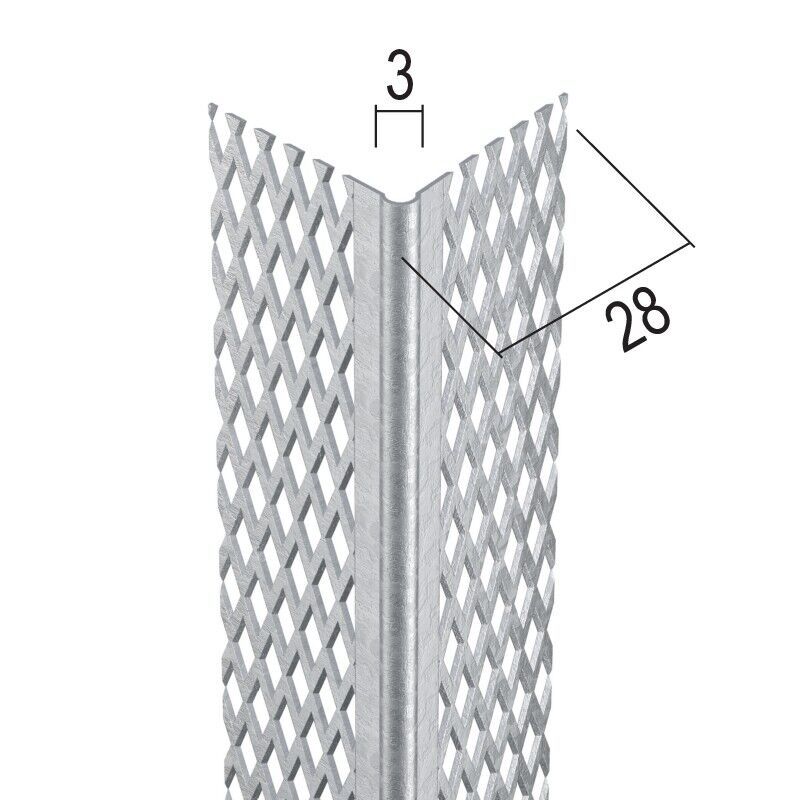 Protektorwerk Kantenprofil Innenputz, runder Kopf