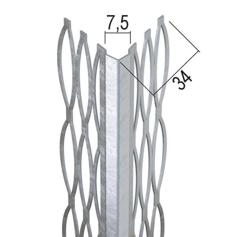 Protektorwerk Kantenprofil Innenputz, eckiger Kopf