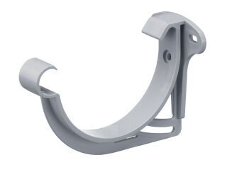 81209 BB NW 125 Stirnbrett-Rinnenhalter NW 125 BB grau PVC-U