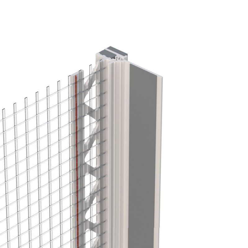 Protektorwerk Anputzdichtleiste mit Schattenfuge, Membran, Gewebe