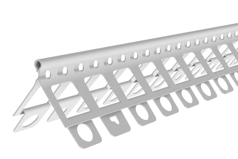 Protektorwerk Kantenprofil Innen- und Außenputz, runder Kopf
