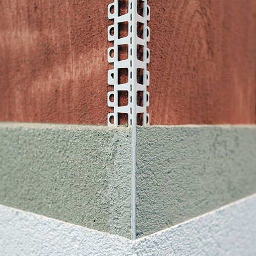 Protektorwerk Kantenprofil Innen- und Außenputz, runder Kopf