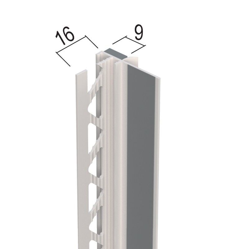 Protektorwerk Anputzdichtleiste mit Schutzlippe für Innen- und Außenputz