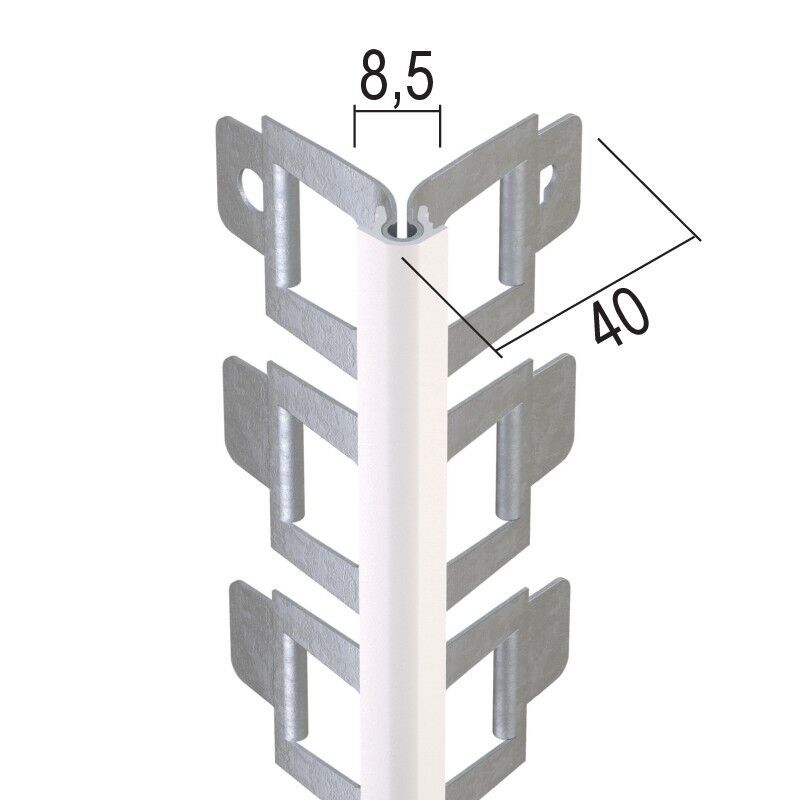 Protektorwerk Kantenprofil Innen- und Außenputz, runder Kopf