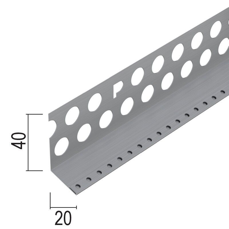 02230 300,0 Sockelprofil für den Innen- und Außenputz 20 mm Edelstahl