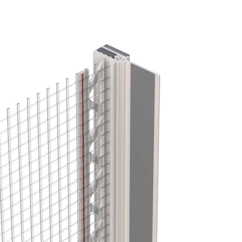 Protektorwerk Anputzdichtleiste mit Schattenfuge, Membran, Gewebe