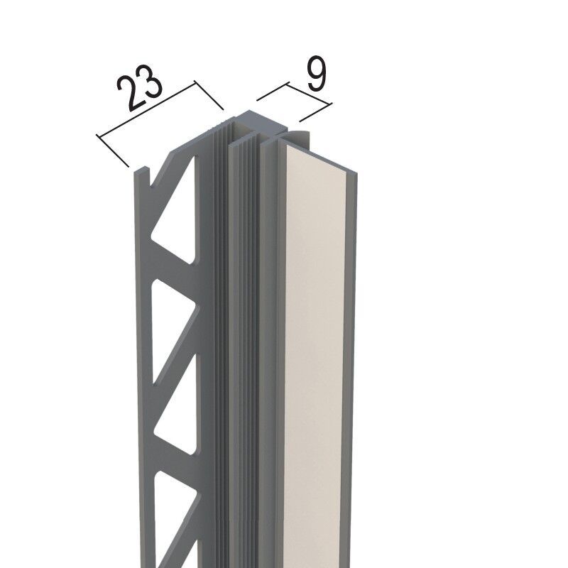 Protektorwerk Anputzdichtleiste mit Schutzlippe für Innen- und Außenputz