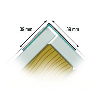Protektorwerk Kompositprofil WET-FLEX 100 für Kanten im Trockenbau