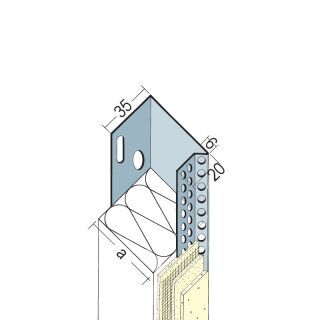 Protektorwerk Abschlussprofil, WDV-Systeme, Alu
