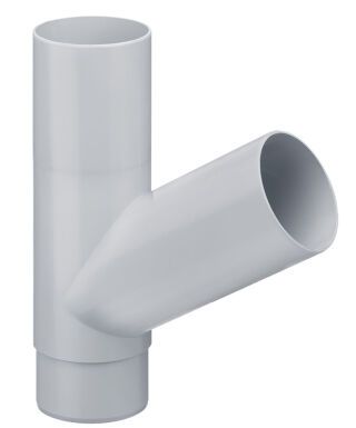 81830 BB DN 85/85 60° Rohrabzweiger 60° DN 85 / DN 85 / 60° BB grau PVC-U