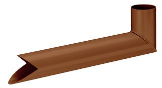 83523 BD DN 50 Wasserspeier DN 50 BD braun PVC-U