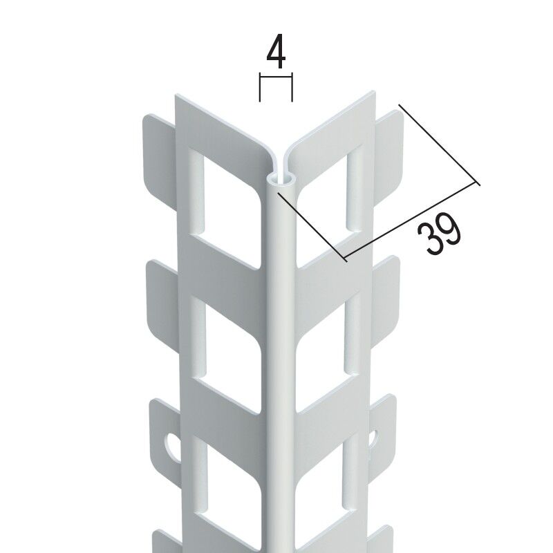 Protektorwerk Kantenprofil Innen- und Außenputz, runder Kopf