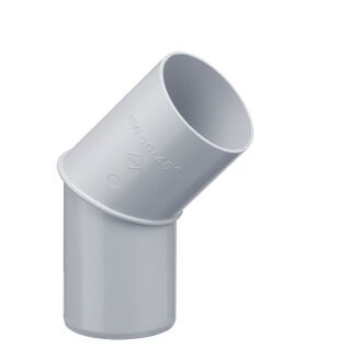 81908 BB DN 125/45° Rohrbogen 45° DN 125 BB grau PVC-U