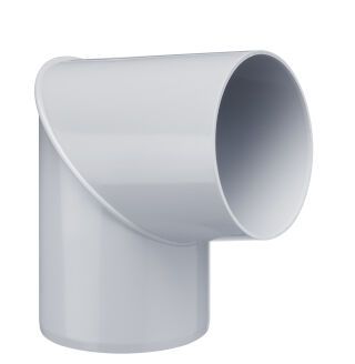 81910 BB DN 100/80° Rohrbogen 80° DN 100 BB grau PVC-U