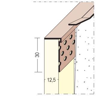 03785 305,0 10 Abschlussprofil für den Trockenbau ab 12,5 mm GK Hart-PVC