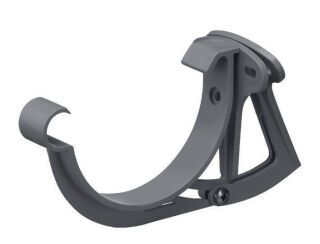 88606 91 NW 100 Stirnbrett-Rinnenhalter justierbar 9 - 30° NW 100 91 anthrazit PVC-U