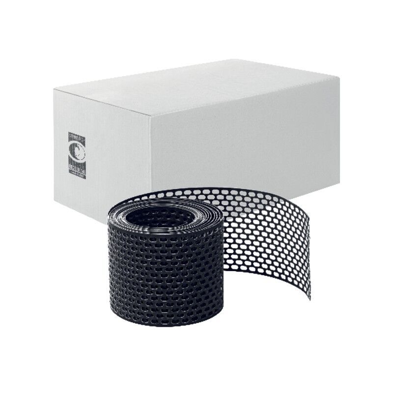 Protektorwerk Lüftungsstreifen Rechtecklochung gerollt PVC