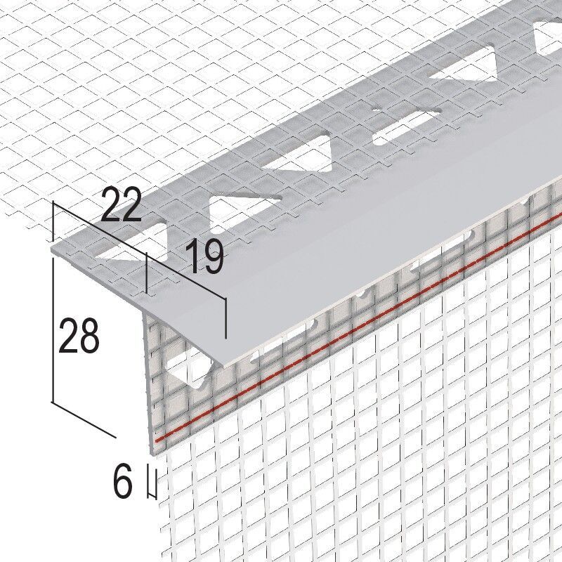 Protektorwerk Anschlussprofil Fensterbank