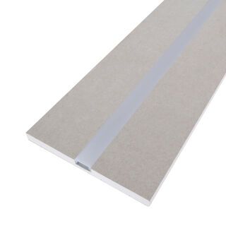 Protektorwerk Gipskartonstreifen mit Alu-LED-Profil