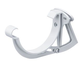 84239 BA NW 125 Stirnbrett-Rinnenhalter justierbar 9 - 30° NW 125 BA weiß PVC-U