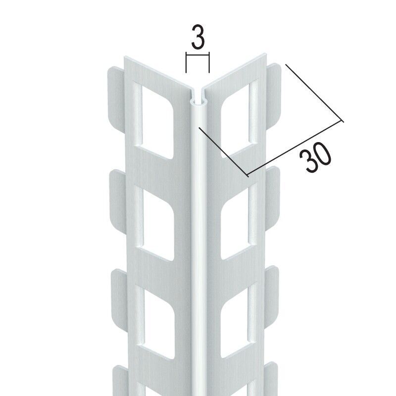 Protektorwerk Kantenprofil Innen- und Außenputz, runder Kopf