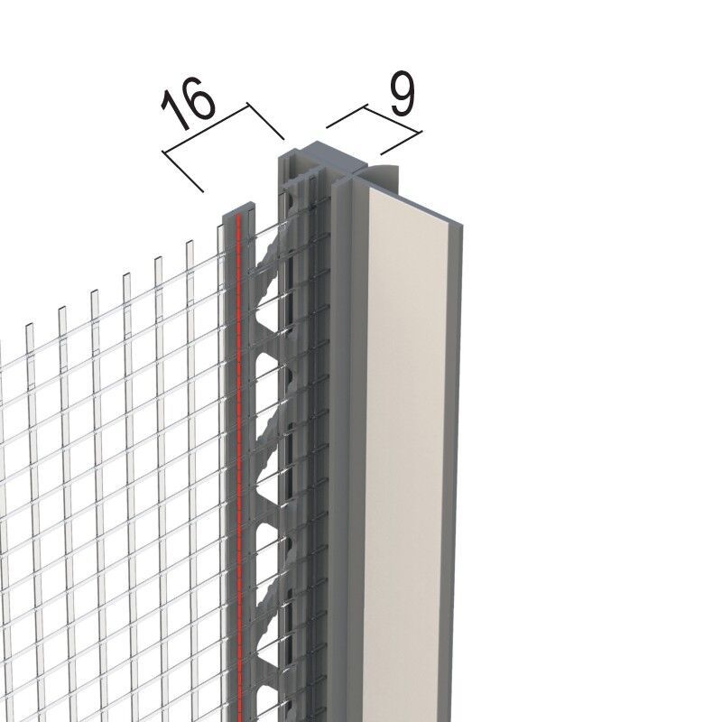 Protektorwerk Anputzdichtleiste mit Schutzlippe, Gewebe für WDV-Systeme