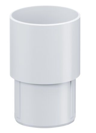 81034 BB DN 75 Rohrmuffe zum Stecken DN 75 BB grau PVC-U