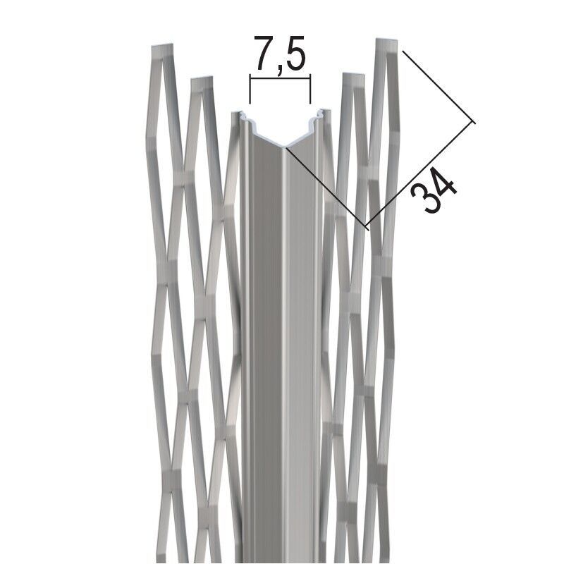 Protektorwerk Kantenprofil Innenputz, eckiger Kopf