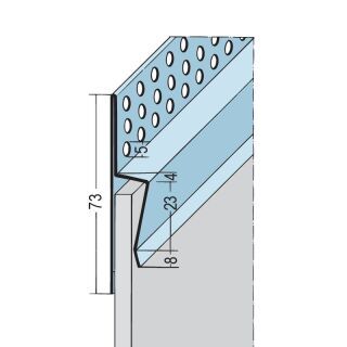 Protektorwerk Traufenbelüftungsprofil Alu
