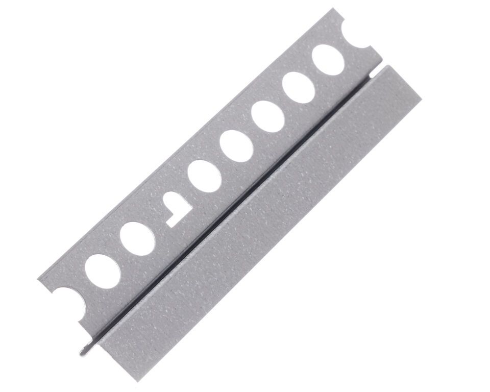 01313 250,0 Anschlussprofil mit Schattenfuge für den Trockenbau 12,5 mm GK Stahl, verzinkt