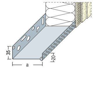 Protektorwerk Sockeltrogprofil für WDV-Systeme