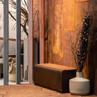 Designfliesen GDM.CORTEN tile für Innen und Außen