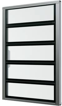 HAHN Lamellenfenster S9-iVt-05-Ganzglas