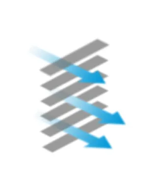 Lamellenfenster: unabhängig von der Windrichtung 90% frische Luft