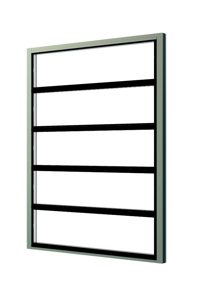 HAHN Lamellenfenster Tairmo Ganzglas
