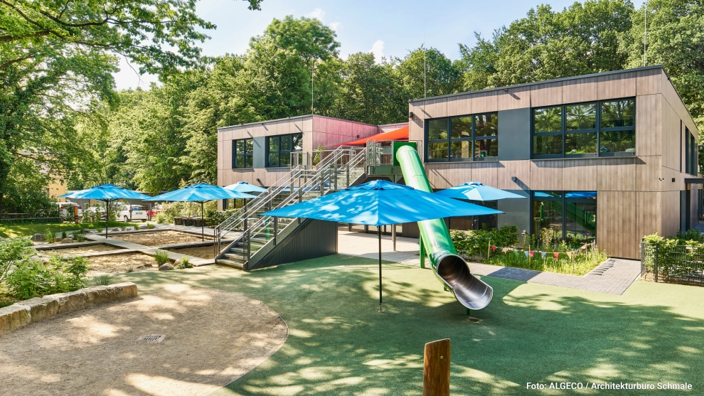 Individuelle Modulbauten mit Charakter; Foto: ALGECO / Architekturbüro Schmale