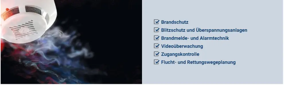Sicherheitstechnik und Brandschutz