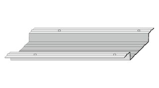 Hutprofil verzinkt 98 x 15 x 06  4000 mm