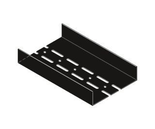 UA-Langloch C3-C5M schwarz 150 x 40 x 2  Sonder