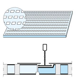 Contur 12,5 600 600 weiß lackiert Unity 9 D+ S24 Fv. weiß