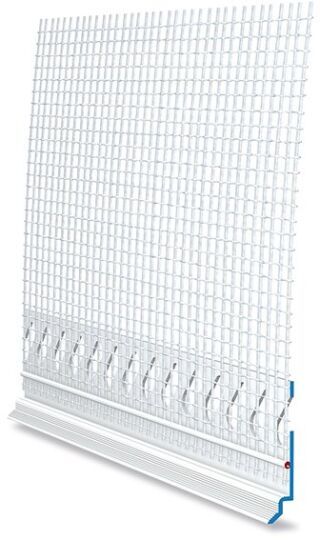 Gewebeleiste Putzanschluss TK mit Tropfkante 2 m/St 25 St/Pak