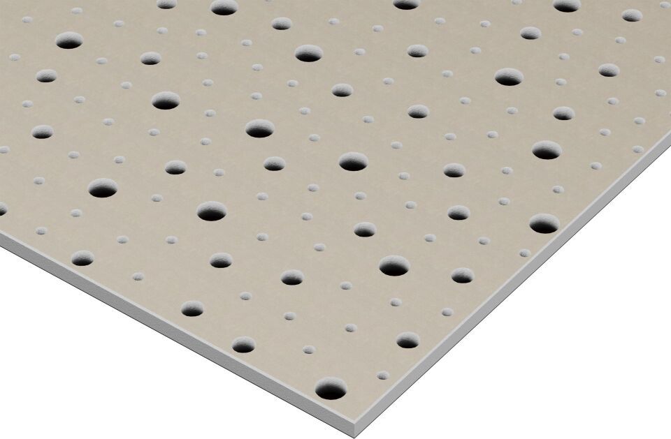 Knauf Cleaneo SK Akustik, Gipsplatte gelocht