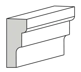 Fassadenprofil OD50 145x59 mm