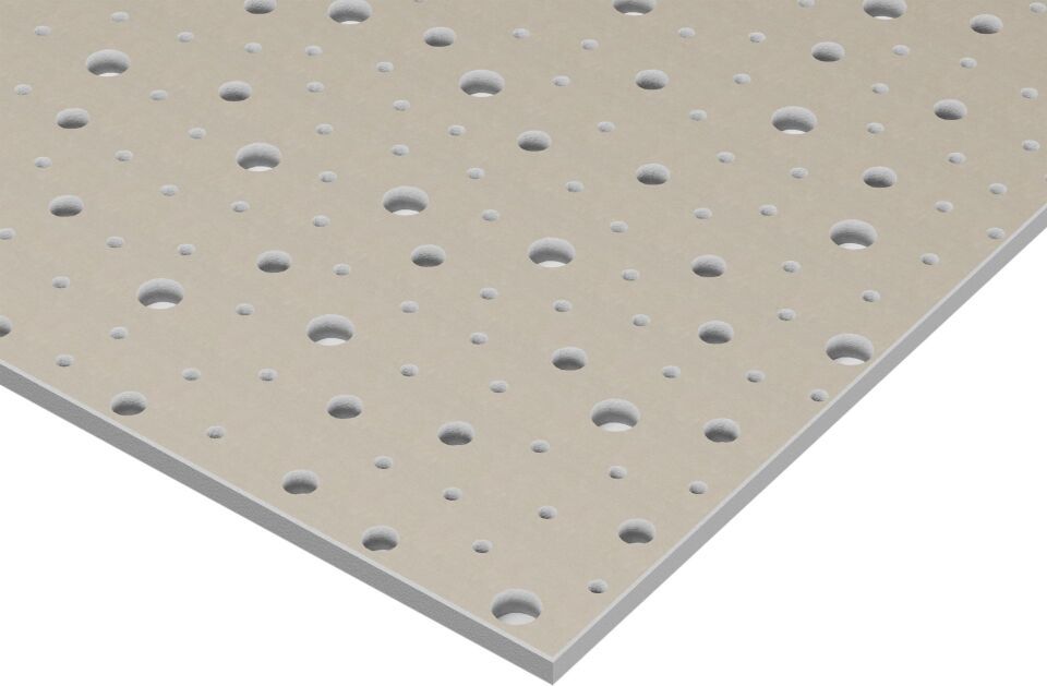Knauf Cleaneo SK Akustik, Gipsplatte gelocht