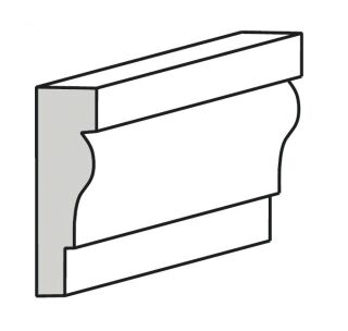 Fassadenprofil OD57 93x27 mm