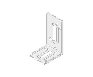 Anschlusswinkel f. UA 50/40/2 à 4 Stück/Paket