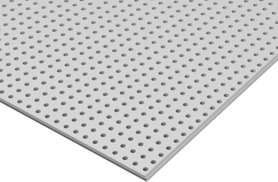 Knauf Cleaneo linear Akustik, Gipsplatte gelocht